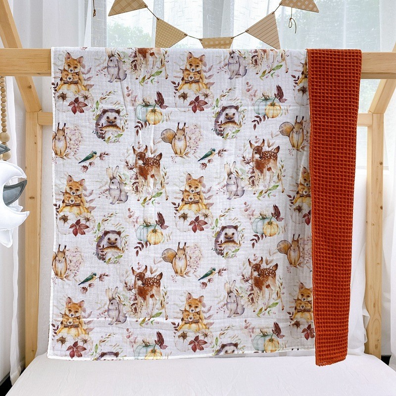 Baby Blanket Factory - Custom 100% Cotton Gauze Print