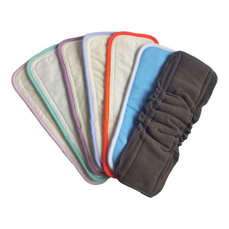 Cloth Insert Factory - Hot Sales 4 Layer Hemp Bamboo Cotton