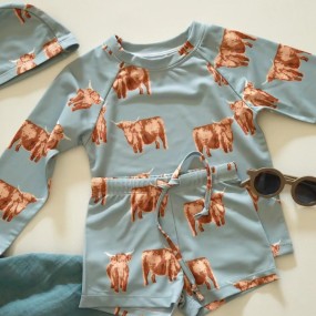 Swimsuit Manufacturer - Custom UPF50+ Kids Long Sleeve