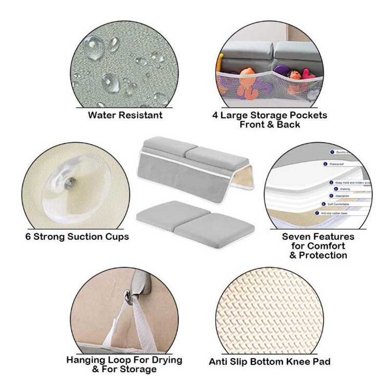 Bath Kneeler Supplier - Baby Happy with Elbow Rest