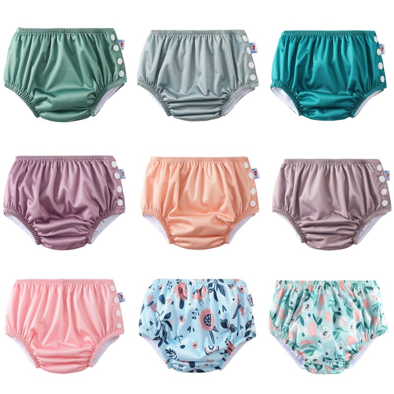 Swim Trunks Supplier - Printed Reusable High Waist Leak