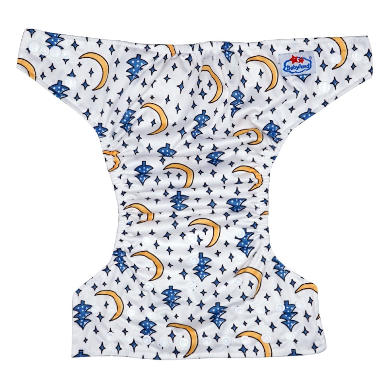 Cloth Diaper Manufacturer - Babyland Charcoal Bamboo Nappy