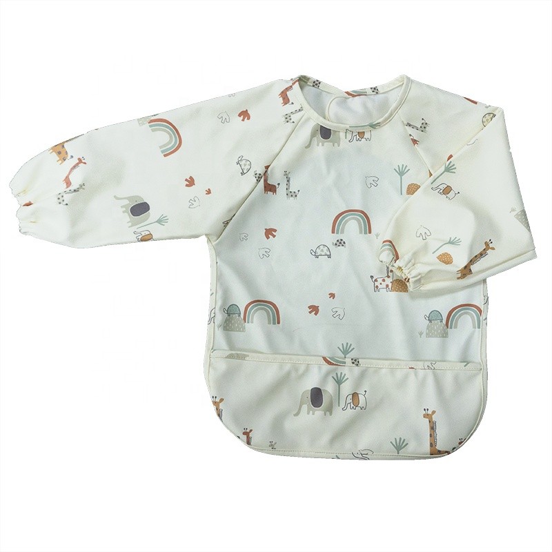 Feeding Apron Manufacturer - Factory Supply Waterproof Long Sleeve