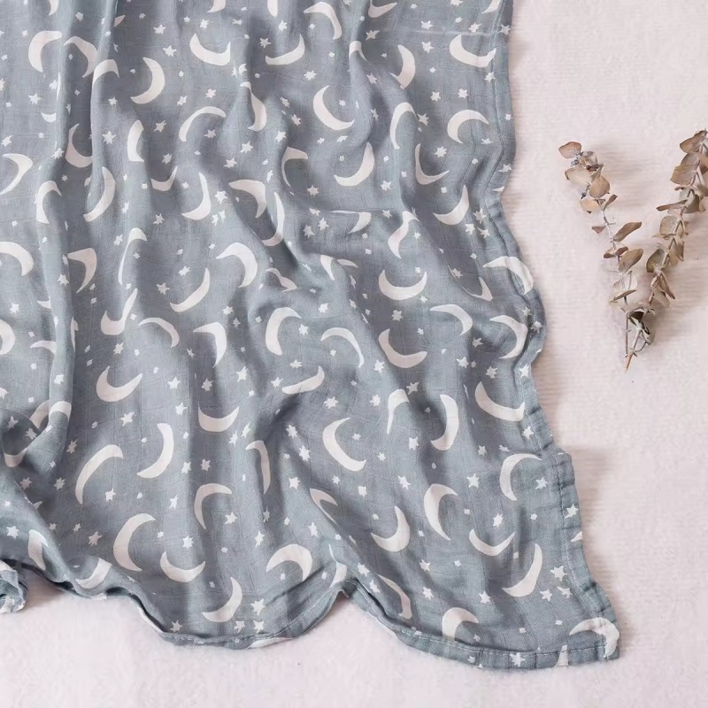 Swaddle Wrap Manufacturer - Wholesale 70%Bamboo30%Cotton Muslin