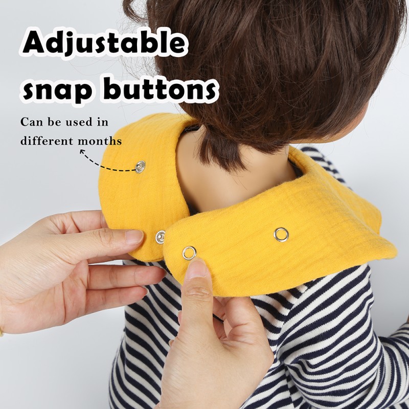 Drool Bibs Supplier - Trendy Durable Premium Cotton Adjustable