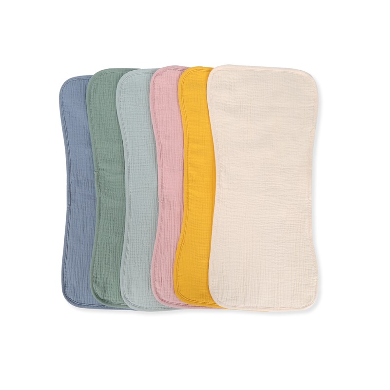 Burp Cloths Supplier - Customized 6-Layer Muslin Unique Design