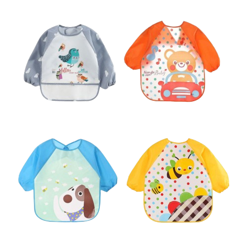Long Sleeve Bib Supplier - Best Seller Disposable Polyester