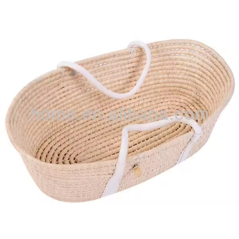 Moses Basket Supplier - Lightweight Maize 100% Cotton Lining