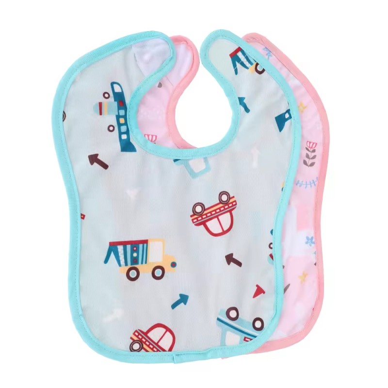 Baby Bib Set Supplier - Unisex Polyester Waterproof Leakproof