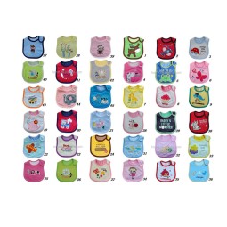 Feeding Bib Factory - Cotton Embroidered Cute Cartoon Sleeveless