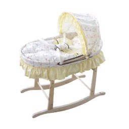 Moses Basket Supplier - Lightweight Maize 100% Cotton Lining
