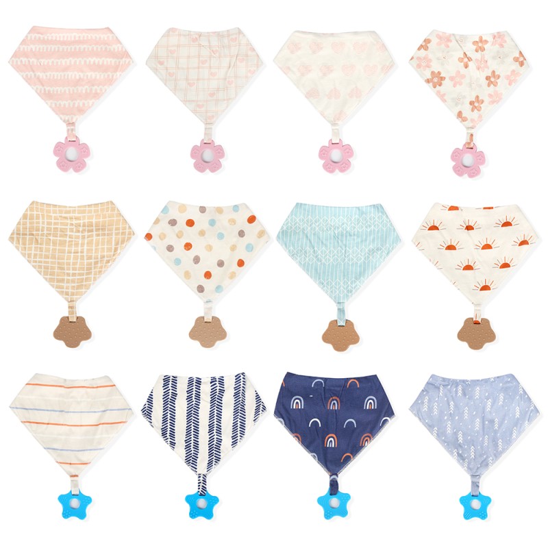 Bandana Bib Manufacturer - Triangle Soft Cute Organic Cotton