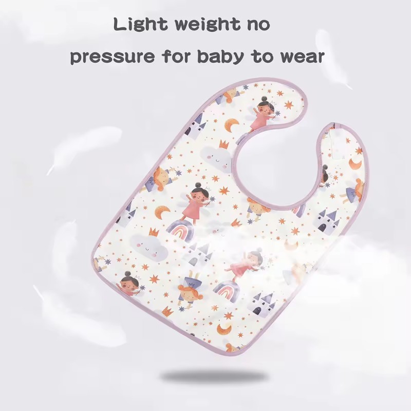 Feeding Bibs Supplier - Soft Reusable PU Waterproof Loop