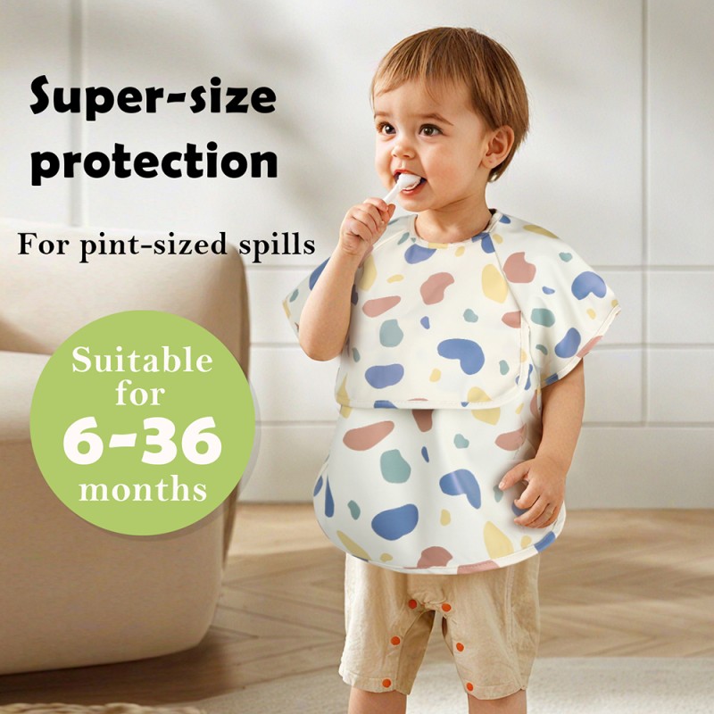 Feeding Bib Manufacturer - Waterproof Dirt-Resistant PU Printed