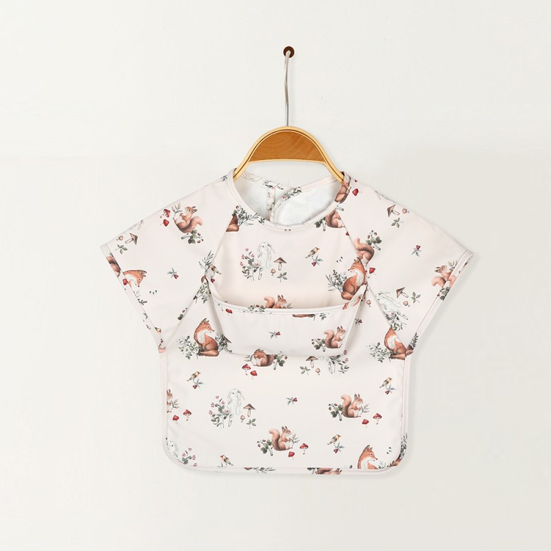 Feeding Bib Manufacturer - Waterproof Dirt-Resistant PU Printed