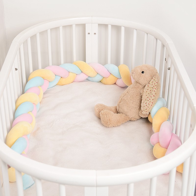 Cot Bumper Supplier - Infant Knot Bumper Plush Nursery