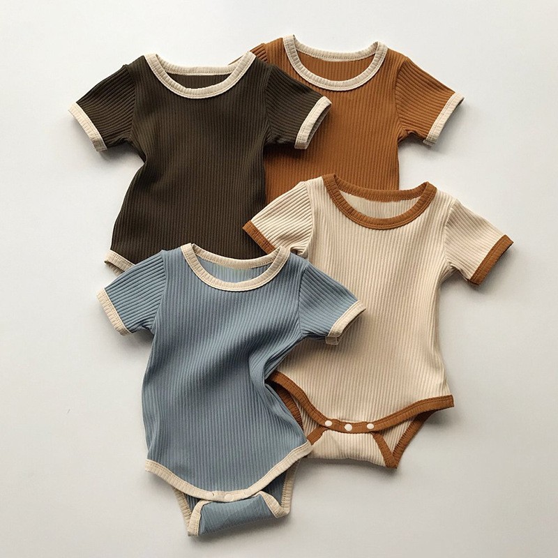 Baby Romper Supplier - 100% Cotton Unisex Short Sleeved