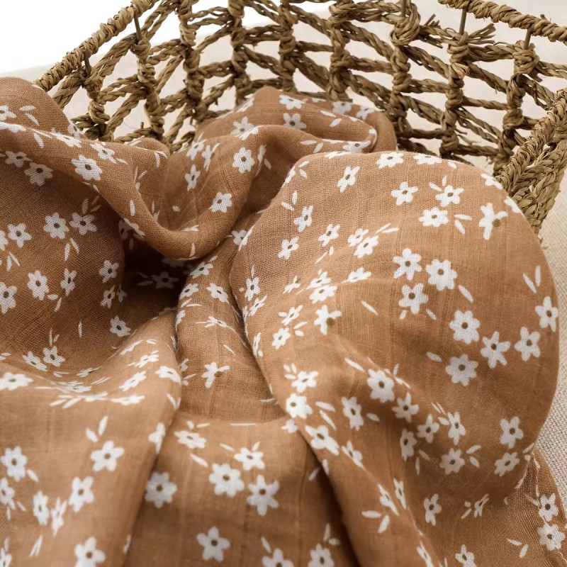 Swaddle Wrap Manufacturer - Wholesale 70%Bamboo30%Cotton Muslin