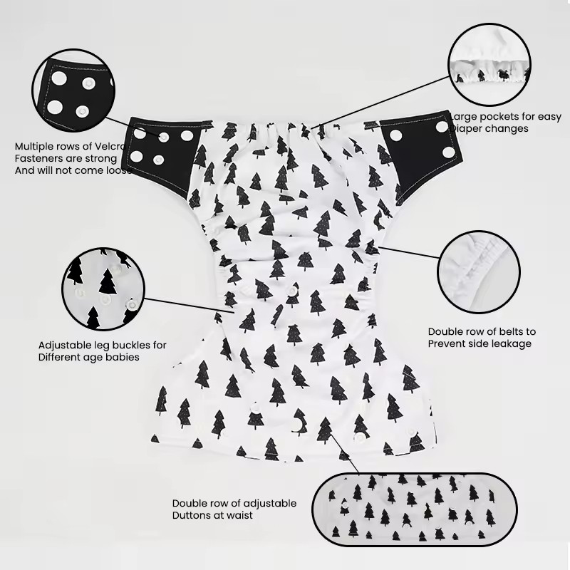 Cloth Diapers Factory - Outstanding Washable Adjustable Leak-Proof