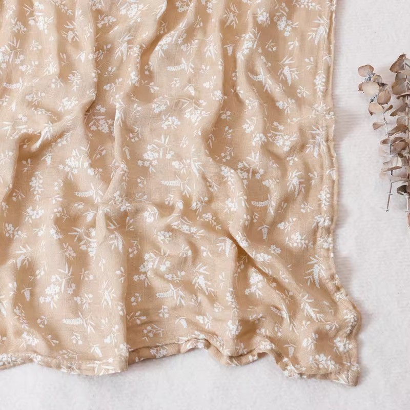 Swaddle Wrap Manufacturer - Wholesale 70%Bamboo30%Cotton Muslin