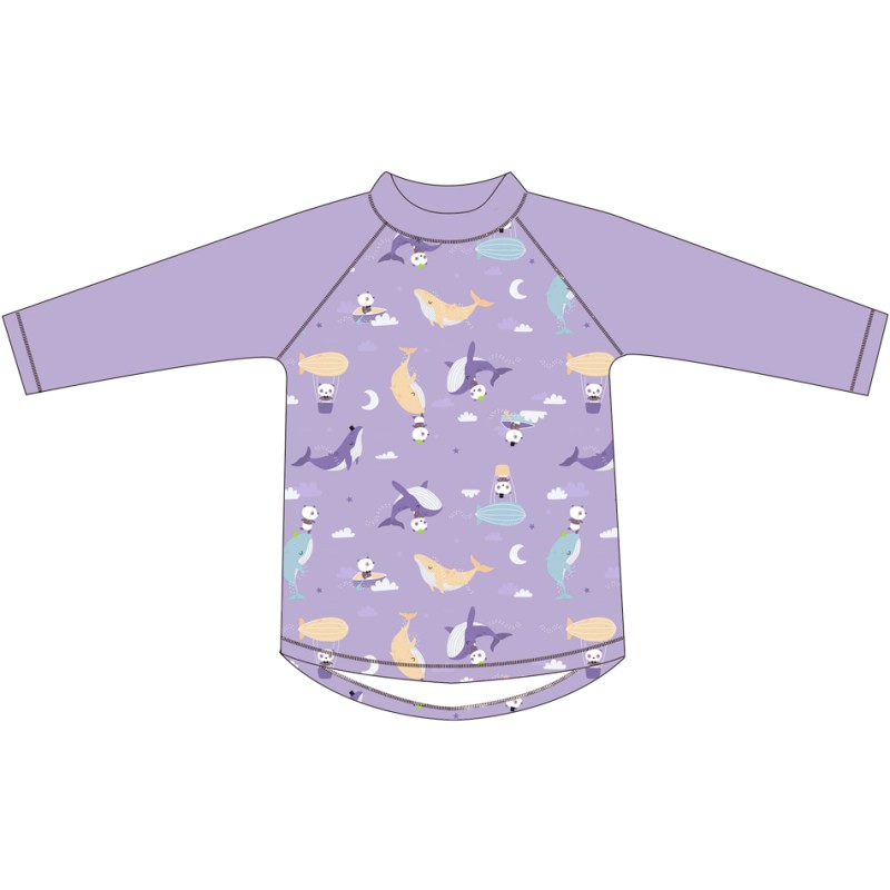 Rash Guard Manufacturer - Printed Long Sleeve Infant