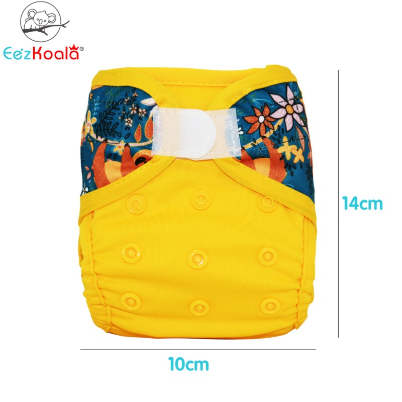 Newborn Diapers Factory - EEZKOALA 4 Pieces Set Washable