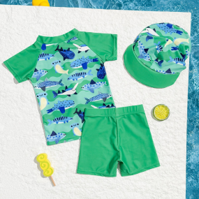 Sunproof Swimwear Manufacturer - One-Piece Long Sleeve 70-120