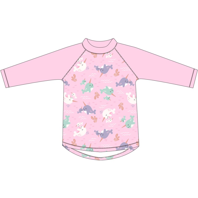 Rash Guard Manufacturer - Printed Long Sleeve Infant