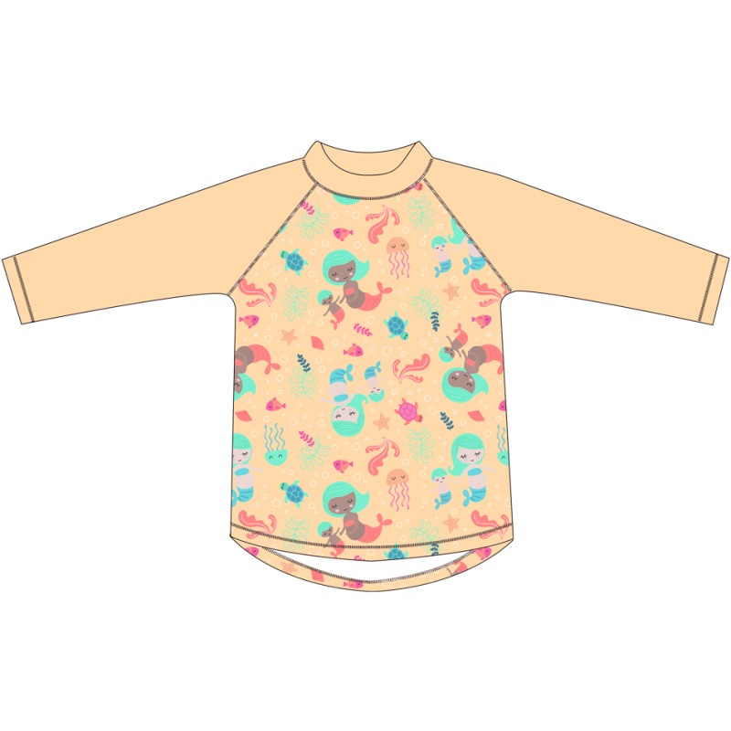Rash Guard Manufacturer - Printed Long Sleeve Infant