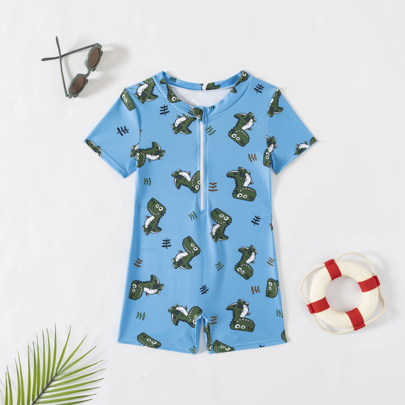 Children Swimsuit Factory - Cartoon Button Closure Sizing