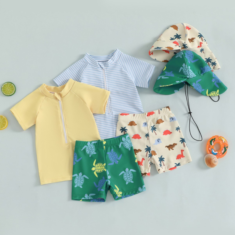 Toddler Swimwear Manufacturer - One-Piece Long Sleeve 70-110