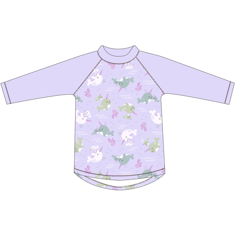 Rash Guard Manufacturer - Printed Long Sleeve Infant