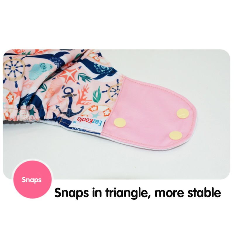 Cloth Diaper Supplier - Washable Fashionable Printed Snap