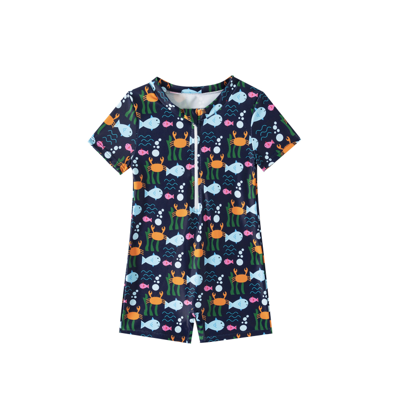 Children Swimsuit Factory - Cartoon Button Closure Sizing