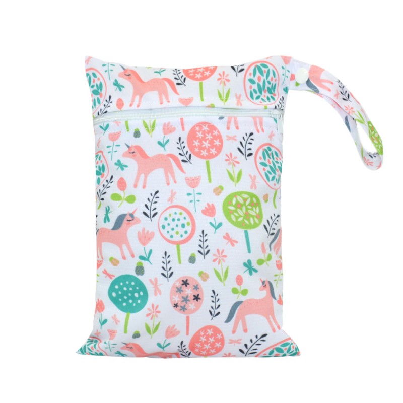 Foldable Wet Bag Supplier - 18X25cm Printed Portable