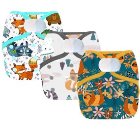 Newborn Diaper Supplier - 4pcs/lot Waterproof PUL Double