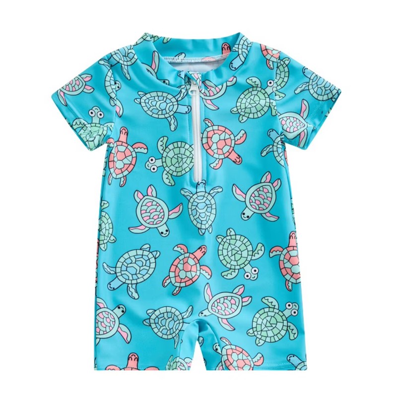 Baby Beach Wear Supplier - One-Piece with Zippers Pool