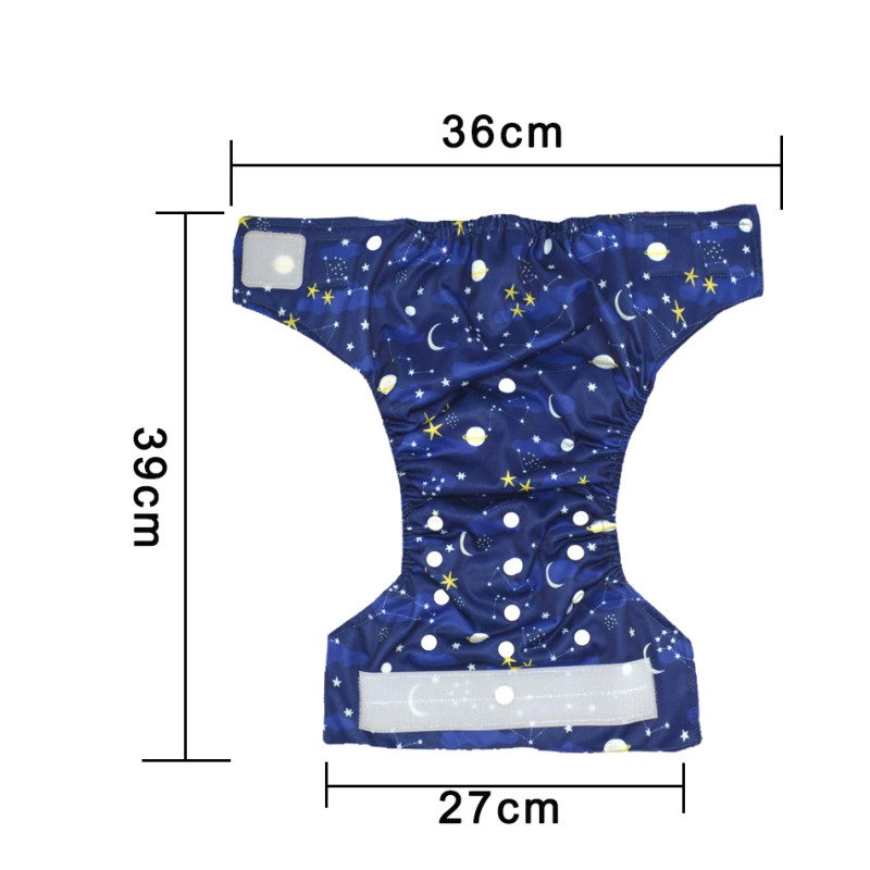 Baby Diaper Supplier - Printed Pocket Hook Loop Adjustable