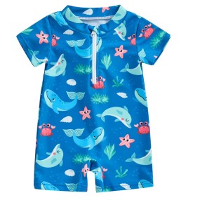 Baby Beach Wear Supplier - One-Piece with Zippers Pool