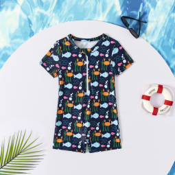 Children Swimsuit Factory - Cartoon Button Closure Sizing