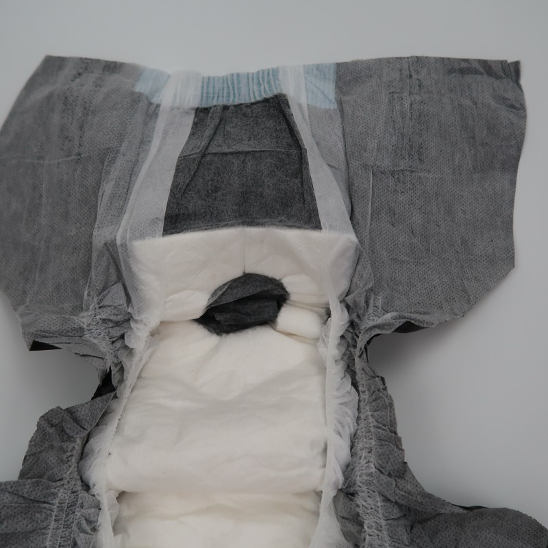 Pet Nappies Factory - Black Charcoal Bamboo Period