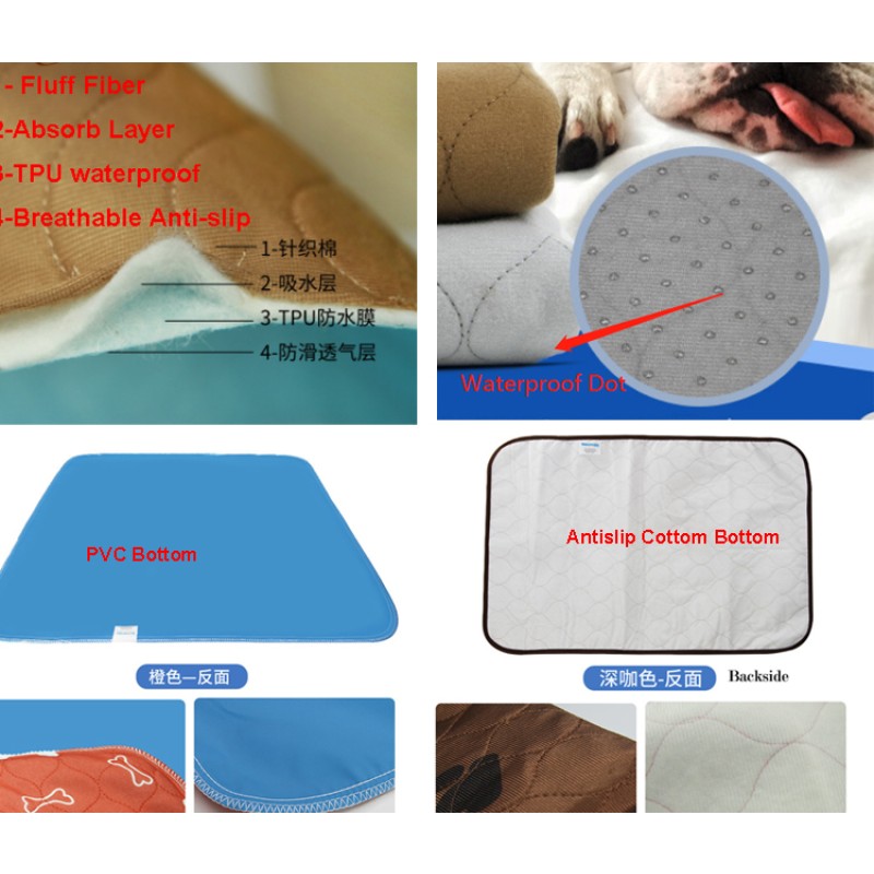 Dog Pee Mat Factory - Washable Reusable Urine Diaper