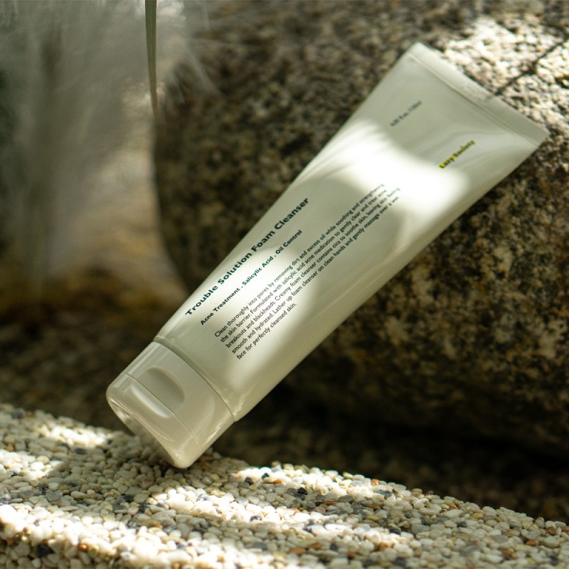 Facial Cleanser Supplier - OEM Trouble Solution Foam Acne Skin Care Deep Cleansing