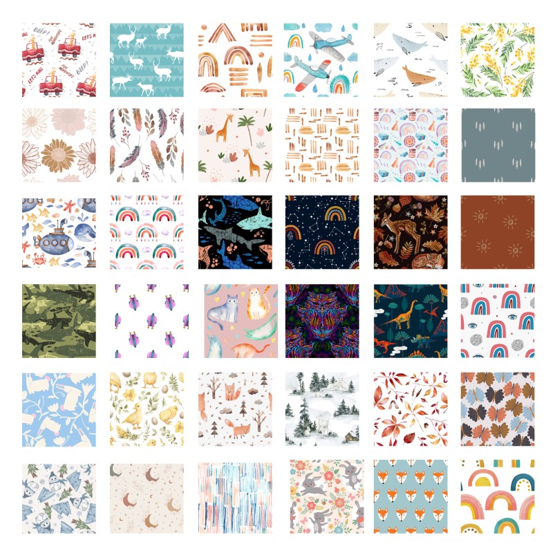 PUL Fabric Supplier - Custom Printed 100% Polyester