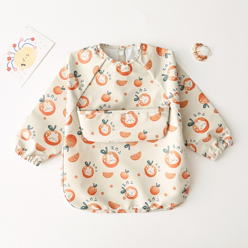 Long Sleeved Bibs Factory - With Pocket Waterproof Toddler