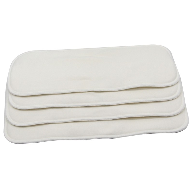Cotton Insert Supplier - 2 Layers Thicker Prefold Trifold
