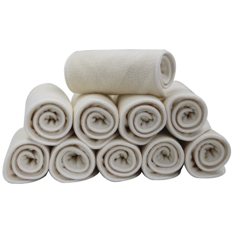 Cotton Insert Supplier - 2 Layers Thicker Prefold Trifold