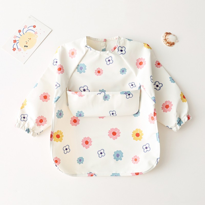 Long Sleeved Bib Factory - With Pocket Toddler 6-24
