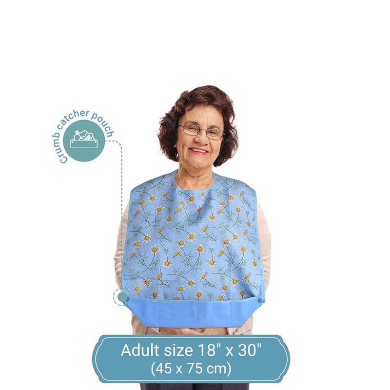 Adult Bibs Manufacturer - Reusable Waterproof Large Feeding