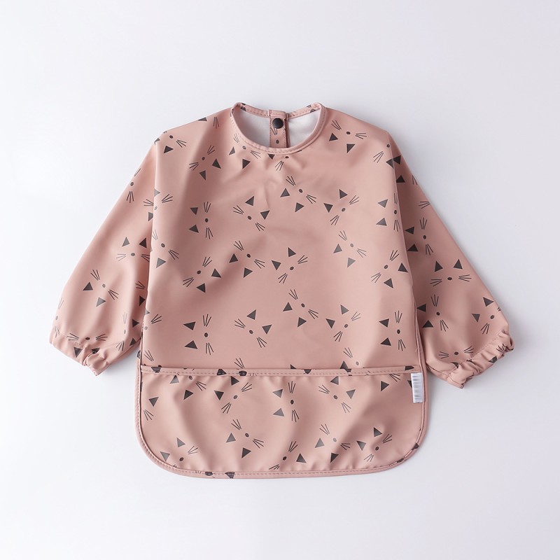 Baby Bibs Supplier - Custom Long Sleeved with Pocket